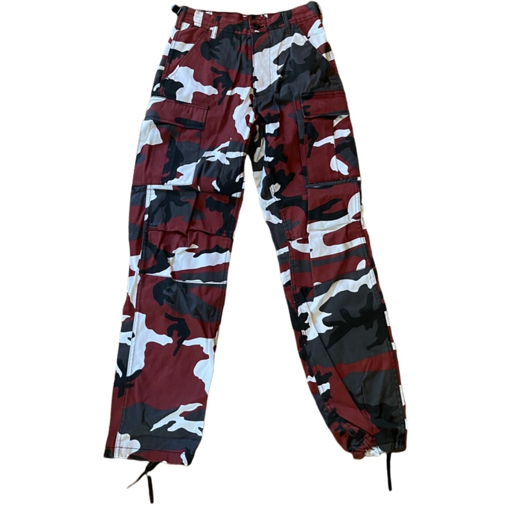 Red and Black Camo Cargo Pants | Rothco BDU Pant